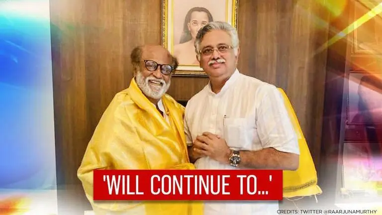 Rajinikanth aide Arjunamurthy won't desert superstar; says Modi & Rajini are his two eyes Rajinikanth