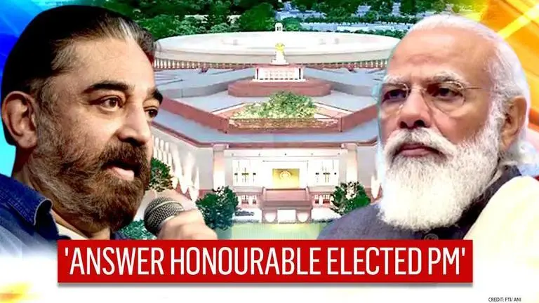Kamal Haasan questions PM Modi on rationale behind new Parliament building amid COVID-19 Kamal Haasan