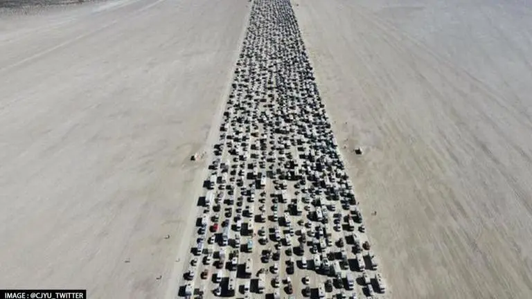 Burning Man festival in Nevada, US ends with 8-hour-long traffic jam Burning Man