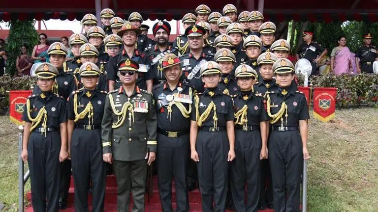 In a historical moment first batch of 5 women Army officers commissioned into Artillery regiments