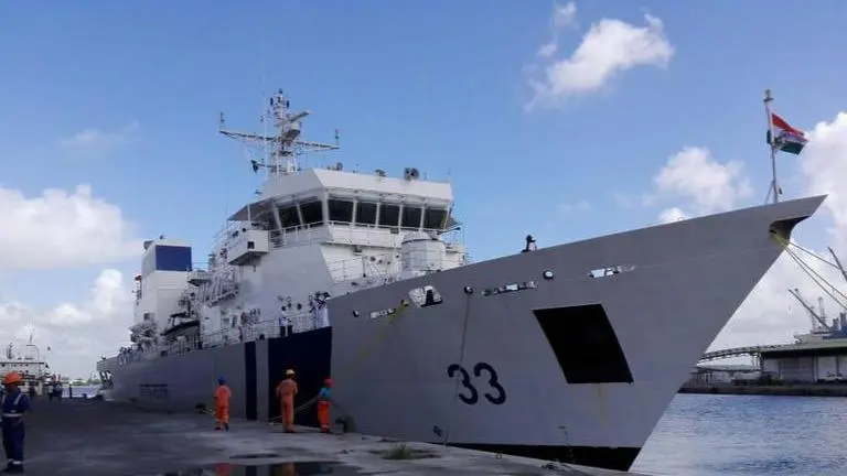 ICG ship Vikram arrives at Toamasina on goodwill visit to Madagascar ICG