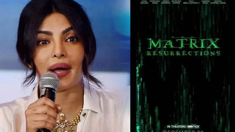 Priyanka Chopra shares an update on 'Matrix 4' in a unique and mind-bobbling way; Watch Priyanka Chopra