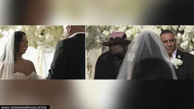 Comedian Russell Peters ties the knot with Ali, shares wedding clip with romantic note russell peters