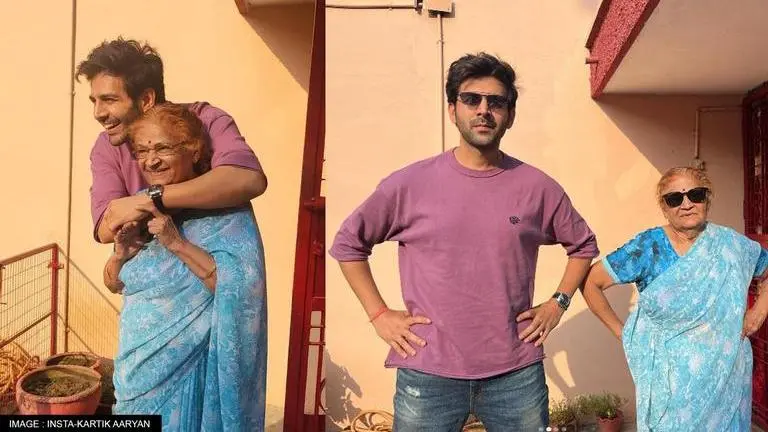 Kartik Aaryan relives childhood memories at 'nani's house'; drops cute pics from his visit Kartik Aaryan