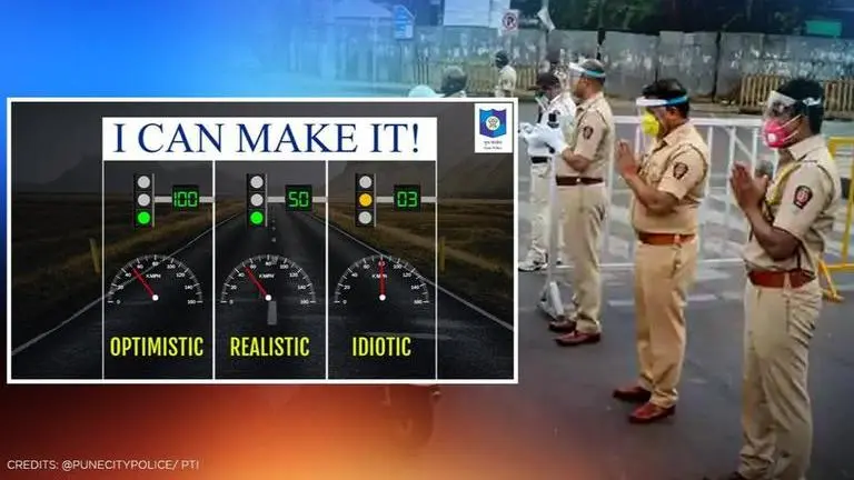 'Optimistic, realistic and idiotic': Pune Police reminds people to follow traffic lights 'optimistic, realistic and idiotic': Pune Police reminds people to follow traffic lights