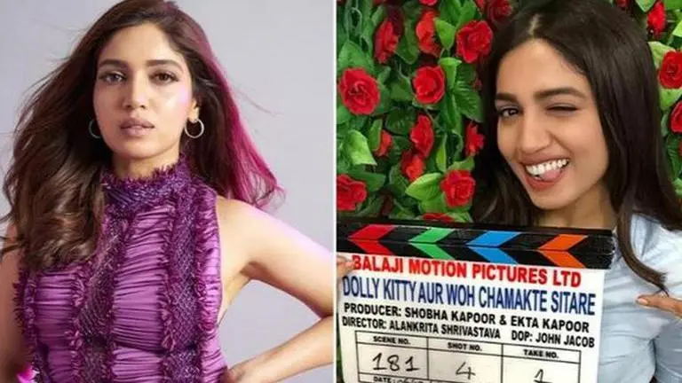 Bhumi Pednekar's tryst with clapperboard can be seen in these pictures; check out Bhumi Pednekar