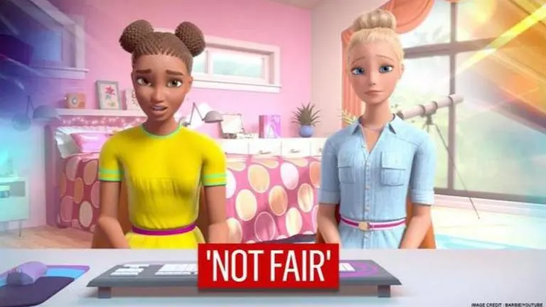 Barbie confronts racism, says 'Black people get a disadvantage that they don't deserve' Barbie