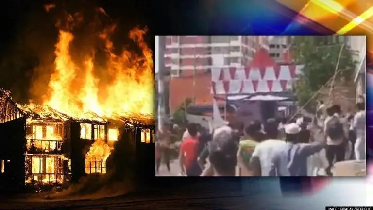 Arsonists torch 29 Hindu homes in Bangladesh amidst protests over Durga Puja violence ARSON IN BANGLADESH
