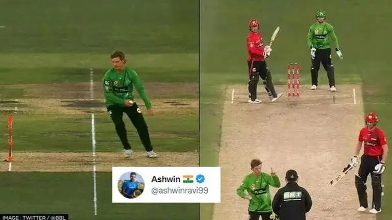 Ashwin hits back at Hussey over his remarks on Zampa's controversial 'Mankad' attempt Ravichandran Ashwin, Adam Zampa, Michael Hussey, Mankading Incident, BBL, ashwin zampa run out, ashwin zampa mankad, ashwin david hussey