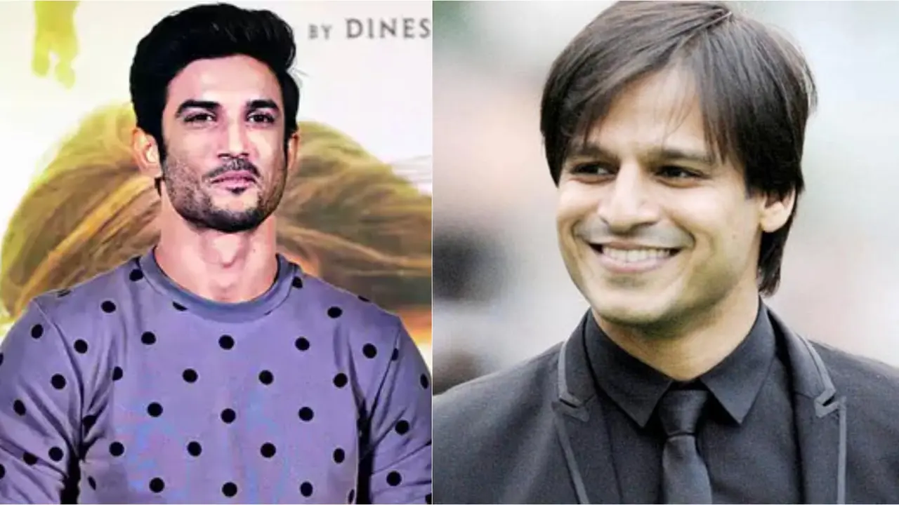 Vivek Oberoi Says He Saw 'Shattered Eyes' Of Sushant Singh Rajput's Father At His Funeral Sushant Singh Rajput and Vivek Oberoi