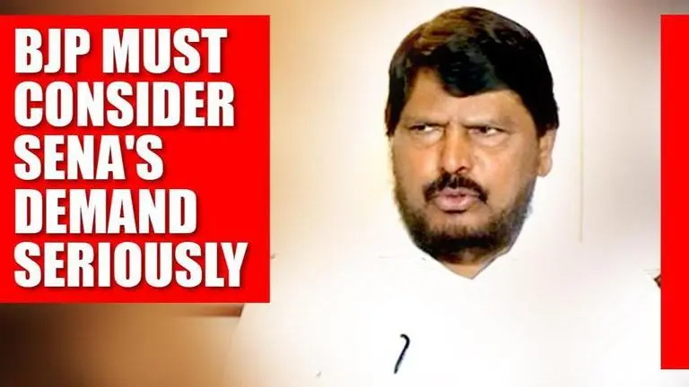 RPI's Ramdas Athawale urges BJP to consider Sena's 50:50 ultimatum Athawale