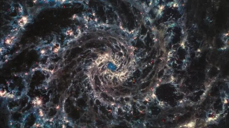 James Webb Space Telescope's enthralling new image shows 'Phantom galaxy' in new light James Webb Space Telescope