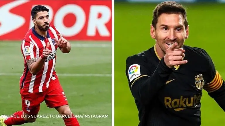 Luis Suarez calls out 'Evil' people who leaked best friend Lionel Messi's contract luis suarez