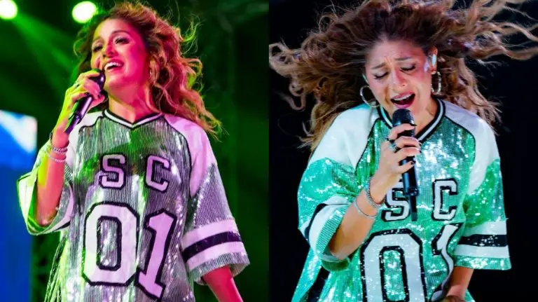 Sunidhi Chauhan Nearly Gets Hit By A Bottle In Viral Video, Singer Reacts Sunidhi Chauhan