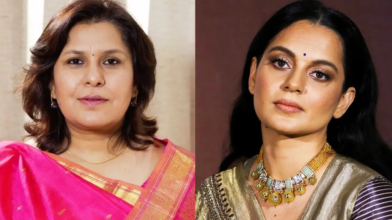 Supriya Shrinate and Kangana Ranaut