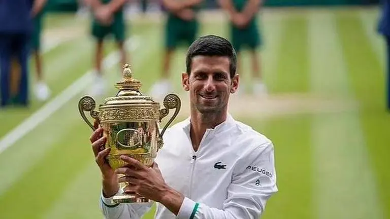 Novak Djokovic at Wimbledon