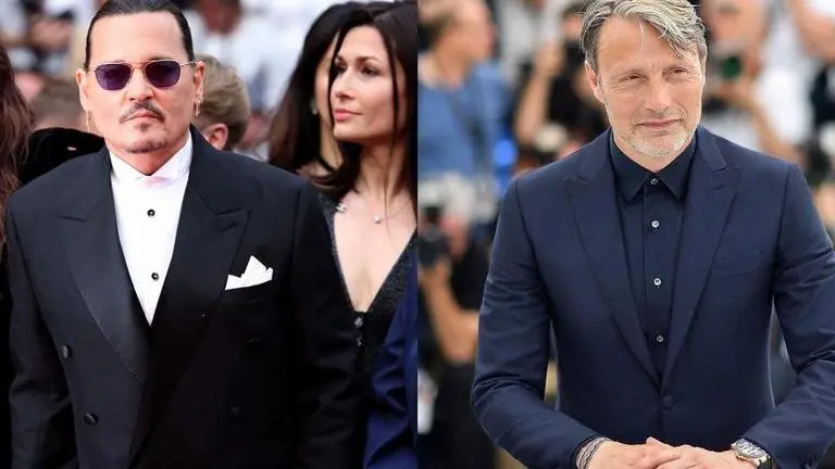 Johnny Depp hugs Mads Mikkelsen at Cannes, 'Grindelwald and Grindelwald' moment goes viral Johnny Depp