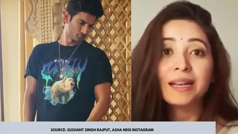 Asha Negi gives a befitting reply to a fan who questions her about Sushant Singh Rajput asha negi