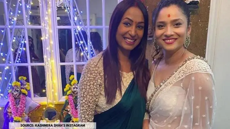 Kashmera calls Ankita Lokhande a 'woman of substance' during Haldi Kumkum function; pics Ankita Lokhande