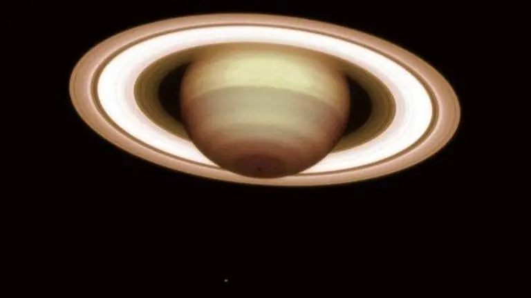 Marvel Saturn in remarkable view which NASA's Voyager failed to capture in 1982 Saturn