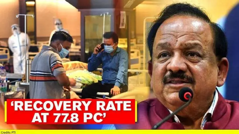 With surge in recoveries, India's COVID-19 recovery rate stands at 77.88%: Health Ministry COVID