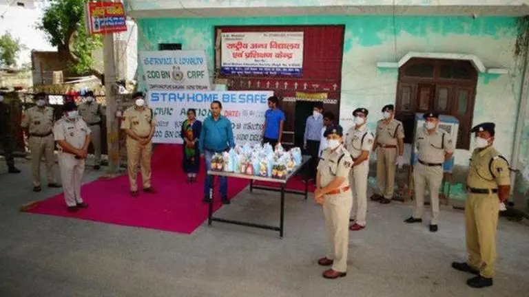 CRPF reaches out to the needy with essentials in the national capital amid lockdown CRPF