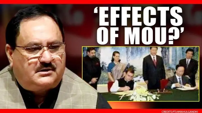 BJP alleges plot behind Rahul Gandhi's 'MoU with China's Communist party'; issues timeline Congress