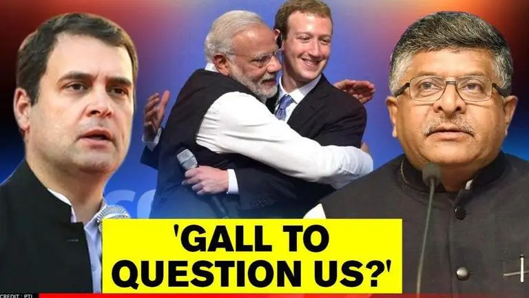Union IT min slams Rahul Gandhi over FB-BJP remark; cites 'Cong-Cambridge Analytica' link Ravi Shankar Prasad