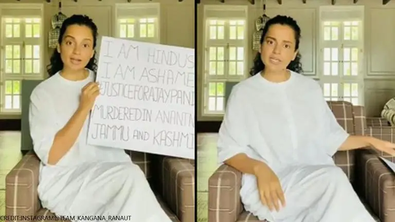 Kangana Ranaut breaks silence on J&K Sarpanch Ajay Pandita’s killing, issues statement Kangana Ranaut