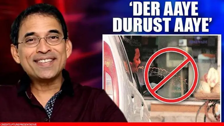 Harsha Bhogle hails ban on spitting in public in Maharashtra, says better late than never Harsha Bhogle