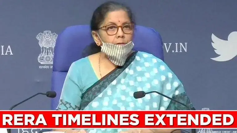 Major relief for Central agencies contractors, RERA timelines to be extended by 6-months Finance Minister