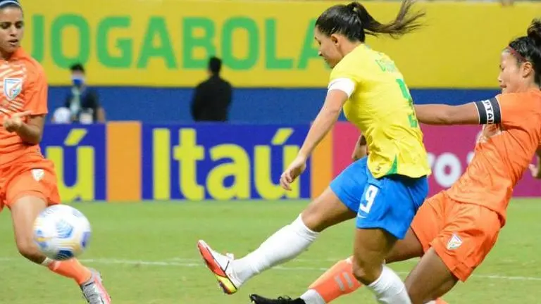 India vs Brazil: Manisha Kalyan's lone goal goes in vain as India loses to World No. 7 Indian women football team