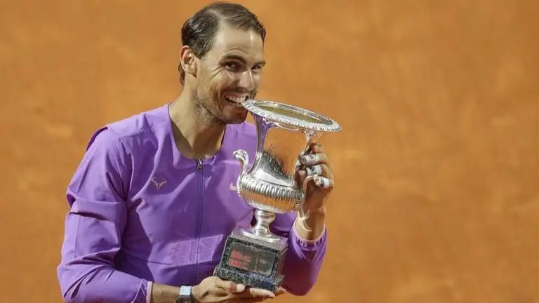 Rafael Nadal beats a tired Novak Djokovic for 10th Italian Open title AP image