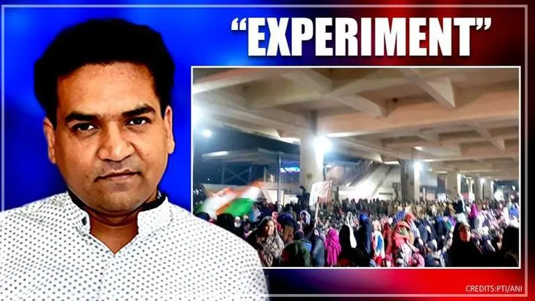 Kapil Mishra reiterates PM's 'Shaheen Bagh experiment' remark over Jaffrabad protest Kapil Mishra