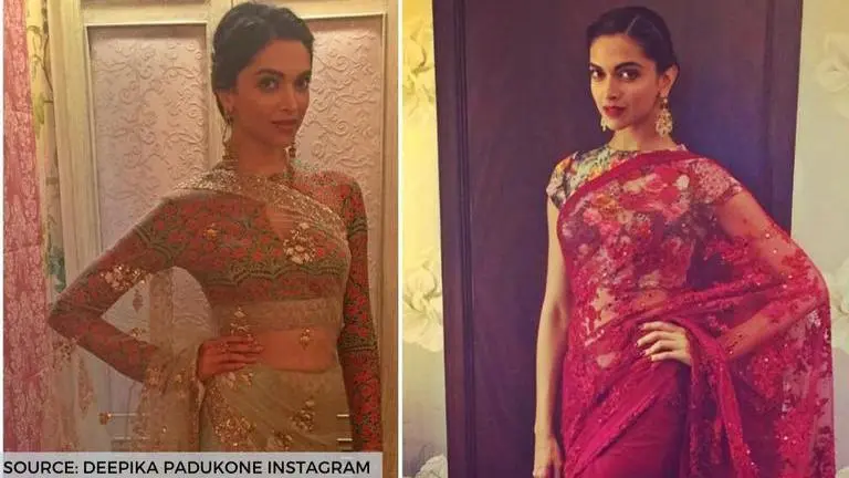 Deepika Padukone shows how to ace sheer sarees right; see pics Deepika Padukone