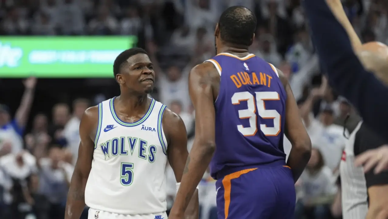 Anthony Edwards has a go at Kevin Durant