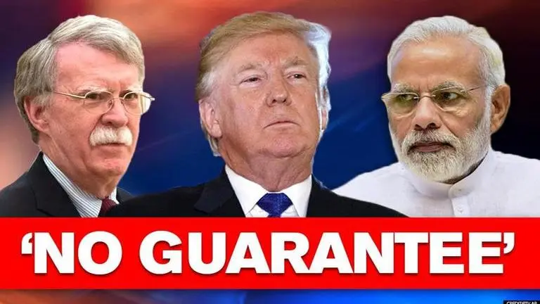 No guarantee Trump will back India against China if tensions escalate: Former US NSA John Bolton