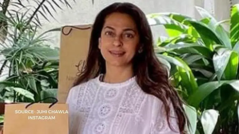Juhi Chawla goes on a safari trip at the Nagarhole Wildlife Reserve; Watch video Juhi Chawla