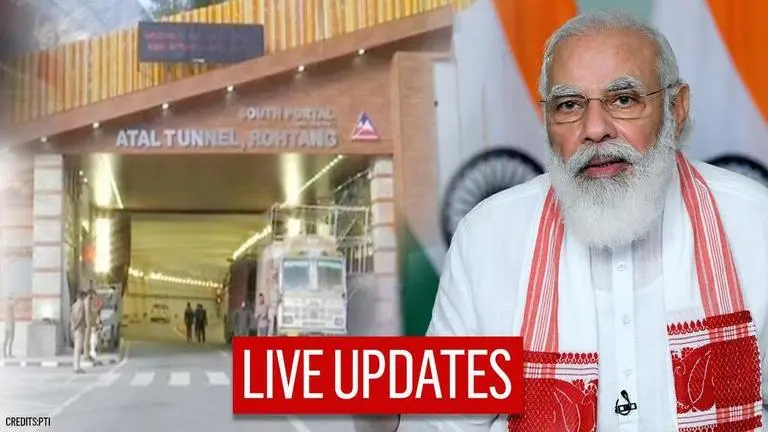 Atal Tunnel inauguration LIVE updates: PM Modi speaks after inaugurating game changer Atal