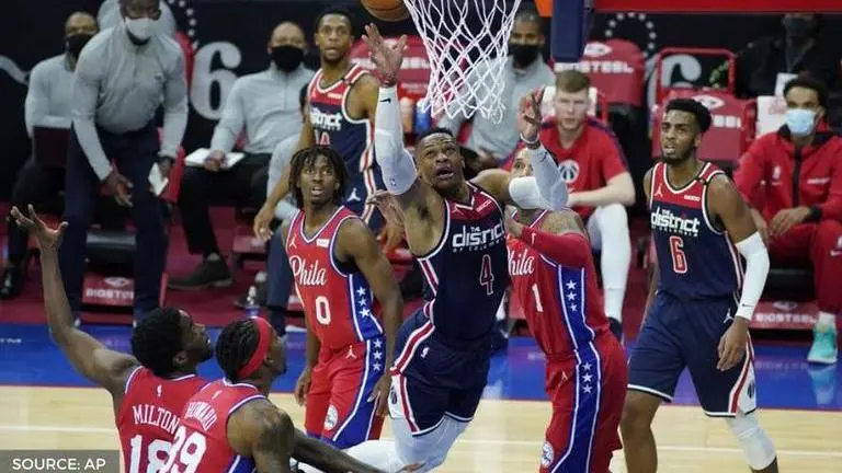 Russell Westbrook becomes first Wizards player to debut with triple-double despite loss Russell Westbrook