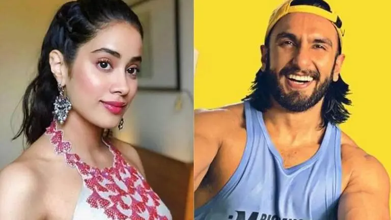 Ranveer Singh & Janhvi sported the same purple sweatshirt; Who wore it better? ranveer singh