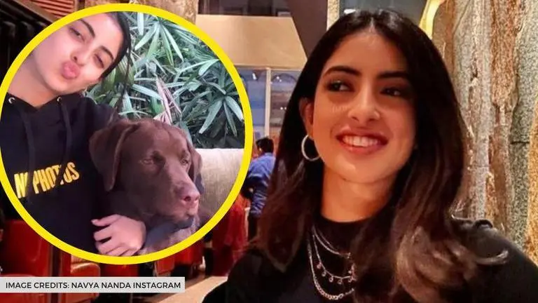 Navya Naveli Nanda shares her 'proud mom' moment as she posts pictures with her pet dog Navya Naveli Nanda