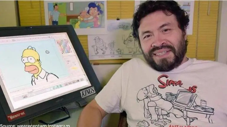 Edwin Aguilar who painted 'The Simpsons' for over 20 years passes away In image: Edwin Aguilar. Source: wearecentam Instagram