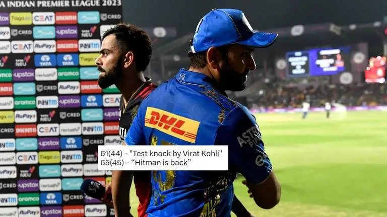 DC vs MI: Fan calls out Harsha Bhogle for double standards on Rohit Sharma and Virat Kohli DC vs MI, IPL 2023, Harsha Bhogle, Rohit Sharma, Virat Kohli