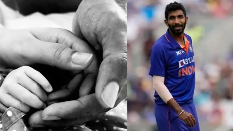 Jasprit Bumrah welcomes baby boy with Sanjana Ganesan, shares delightful news on Instagram Jasprit Bumrah welcomes baby boy with Sanjana Ganesan, shares delightful news on Instagram