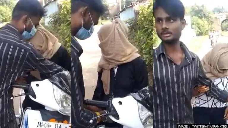 Madhya Pradesh: Mob forces Muslim woman to remove Burkha, case registered Madhya Pradesh