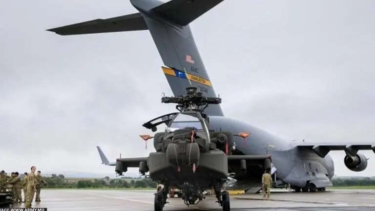 US Army Aviation Unit in Europe receives new Apache Helicopters US Army’s 12th Combat Aviation Brigade received two new Apache attack helicopters