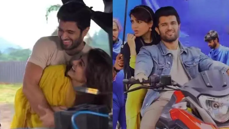 Vijay Deverakonda, Samantha get playful and romantic in BTS video from Kushi set Vijay Deverakonda