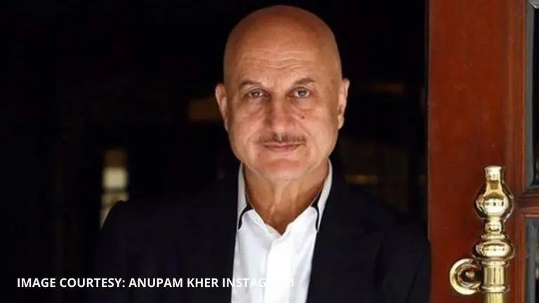 Anupam Kher slays in black suit, fans find his look "dashing"; check post Anupam Kher