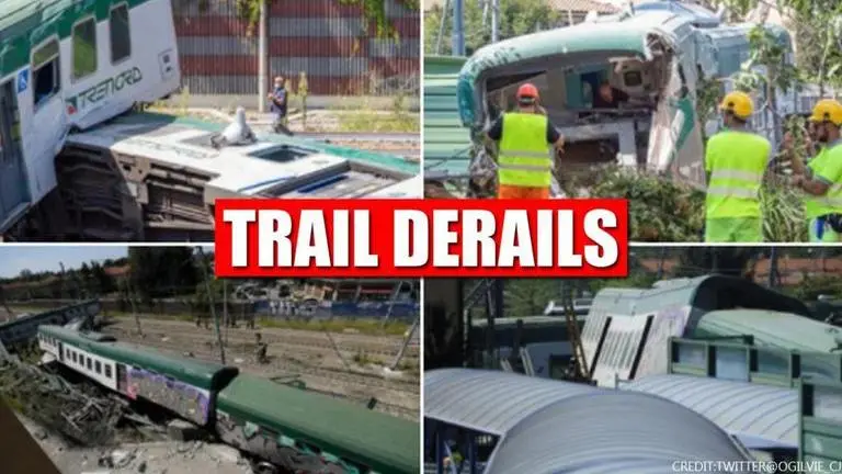 Italy: Train with no driver derails after leaving station, 3 people injured Italy